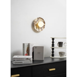 Cacariel Applique Murale Minimaliste Marbre Verre