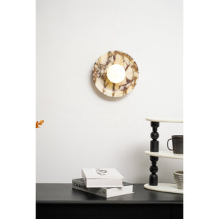 Cacariel Applique Murale Minimaliste Marbre Verre