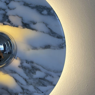 Sfera Applique Murale Moderne LED Disque en Marbre-Luire