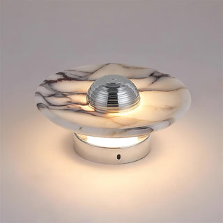 Sfera Applique Murale Moderne LED Disque en Marbre-Luire
