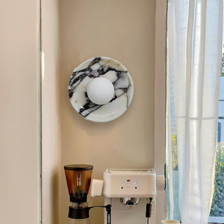 Cacariel Applique Murale Minimaliste Marbre Verre