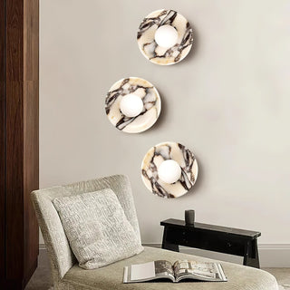 Cacariel Applique Murale Minimaliste Marbre Verre