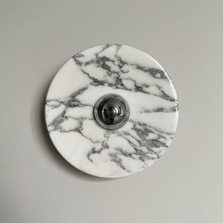 Sfera Applique Murale Moderne LED Disque en Marbre-Luire