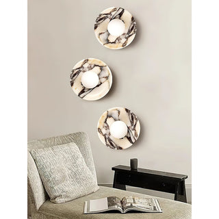 Cacariel Applique Murale Minimaliste Marbre Verre