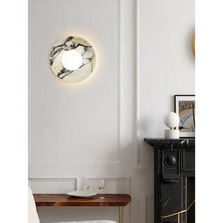 Cacariel Applique Murale Minimaliste Marbre Verre
