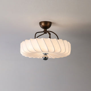 Zelore Tourbillon Tissu Bronze Suspension Lumière