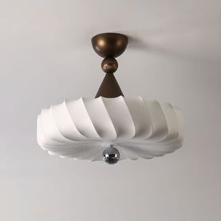 Zelore Tourbillon Tissu Bronze Suspension Lumière