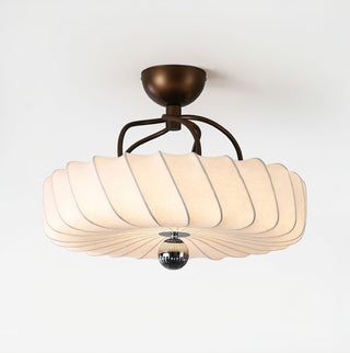 Zelore Tourbillon Tissu Bronze Suspension Lumière