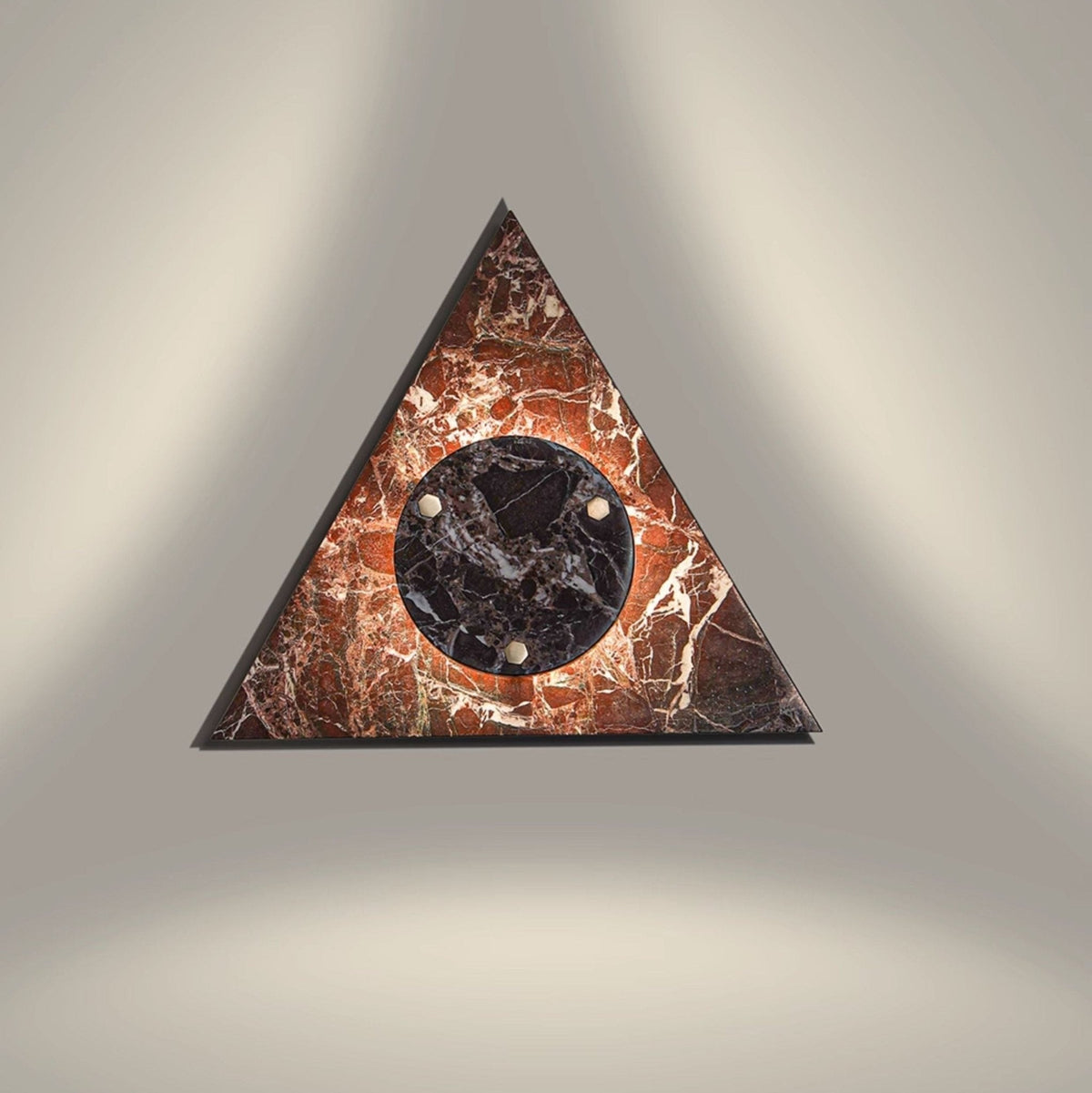 Pyramid Applique Murale Rustique en Marbre