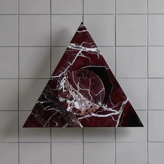 Pyramid Applique Murale Rustique en Marbre