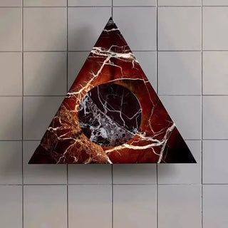 Pyramid Applique Murale Rustique en Marbre