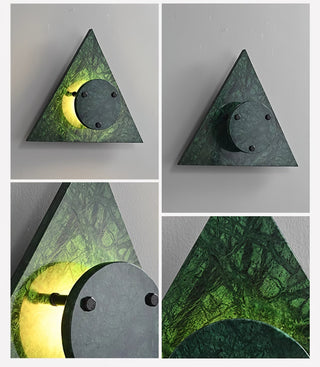 Pyramid Applique Murale Rustique en Marbre