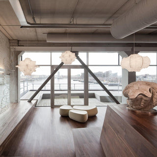 Lotus Lampe Suspendue Minimaliste en Soie
