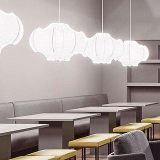 Lotus Lampe Suspendue Minimaliste en Soie