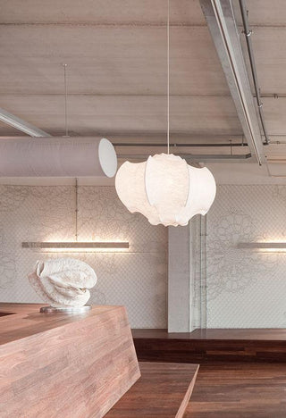 Lotus Lampe Suspendue Minimaliste en Soie