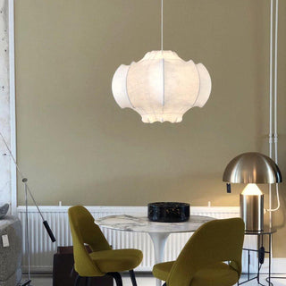 Lotus Lampe Suspendue Minimaliste en Soie
