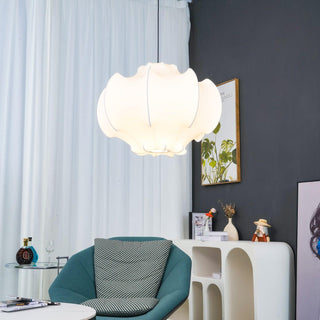 Lotus Lampe Suspendue Minimaliste en Soie