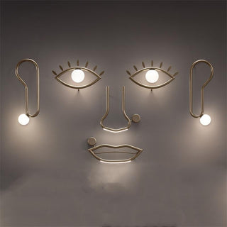 Oldore Applique Murale Laiton Verre Créativité