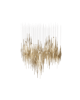 Vitara Glass Drop Chandelier-Neutral Decor