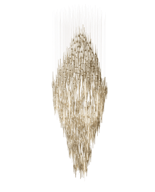 Vitara Glass Drop Chandelier-Neutral Decor