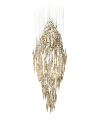Vitara Glass Drop Chandelier-Neutral Decor