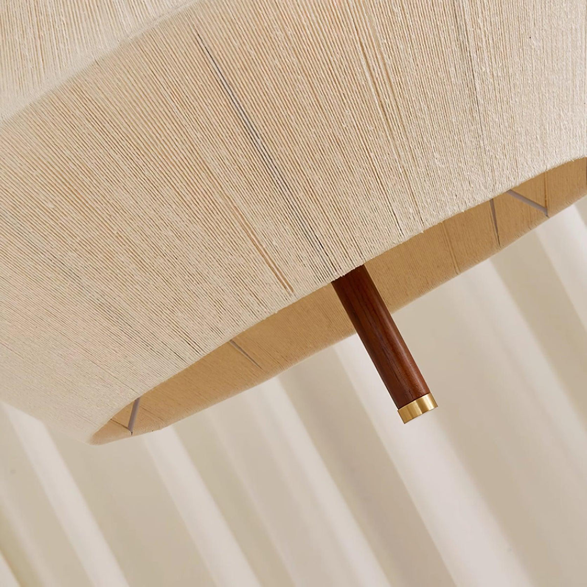 Elowen Pendant Lamp Cotton-Thread Walnut Natural-Neutral Decor