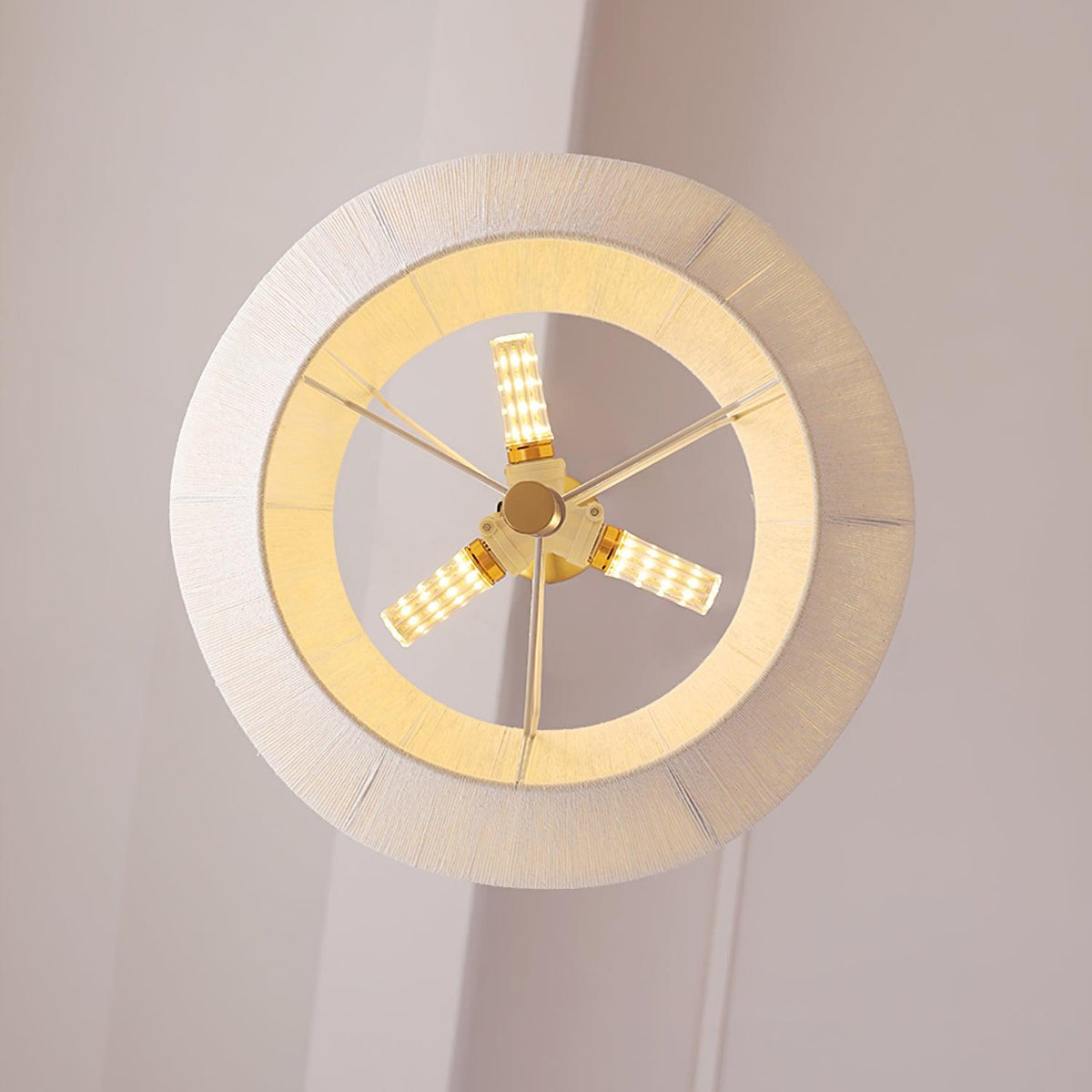 Elowen Pendant Lamp Cotton-Thread Walnut Natural-Neutral Decor