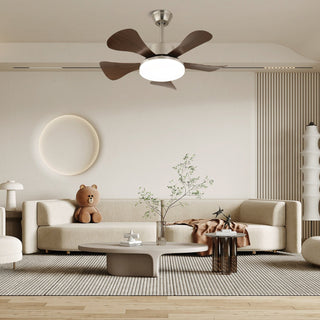 Plafonnier Ventilateur Moderne Aveline en Bois