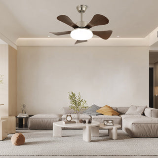 Plafonnier Ventilateur Moderne Aveline en Bois