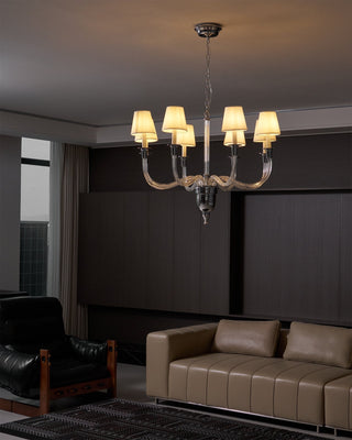 Syvinor Lustre Postmoderne Luxe Cristal Tissu