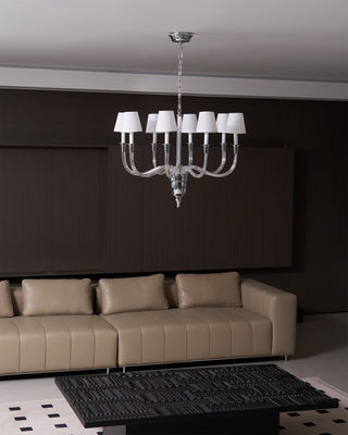 Syvinor Lustre Postmoderne Luxe Cristal Tissu
