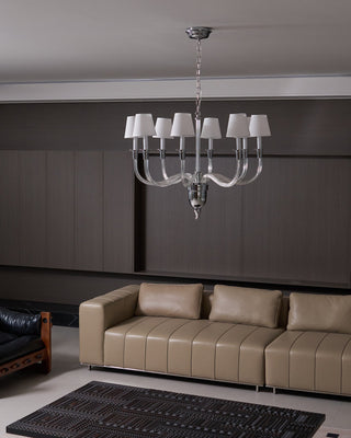 Syvinor Lustre Postmoderne Luxe Cristal Tissu