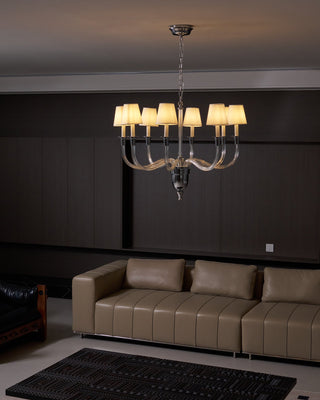 Syvinor Lustre Postmoderne Luxe Cristal Tissu