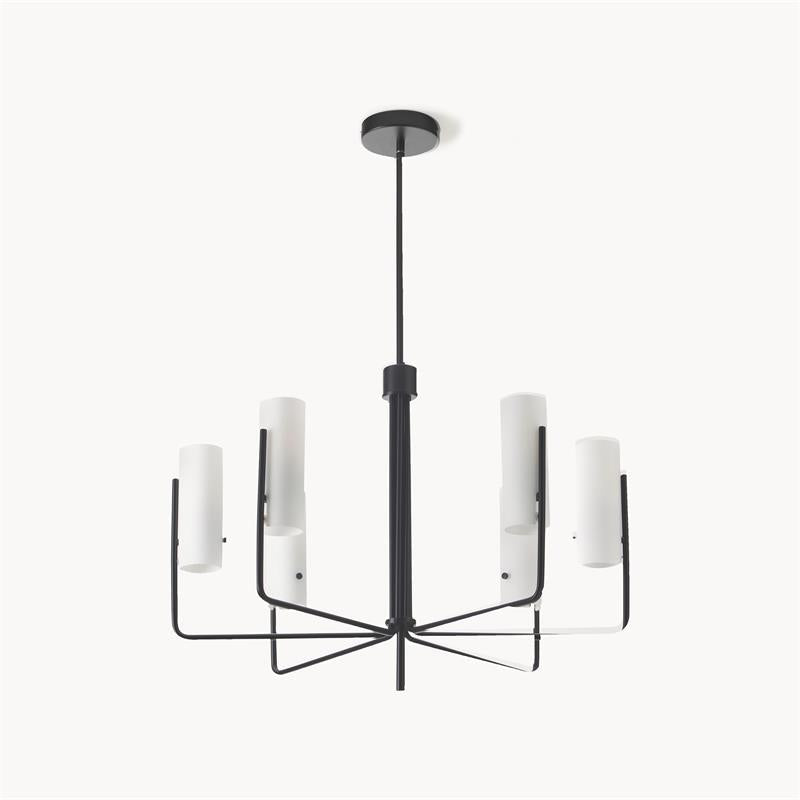 Ivraeus Lustre Vintage Industriel Laiton Verre