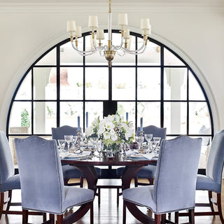 Syvinor Lustre Postmoderne Luxe Cristal Tissu