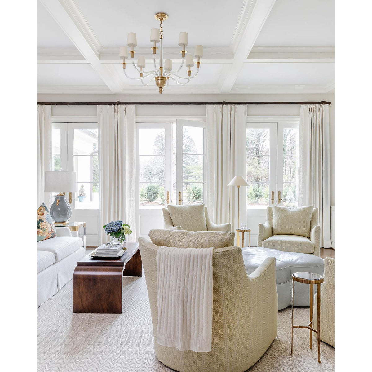 Syvinor Lustre Postmoderne Luxe Cristal Tissu