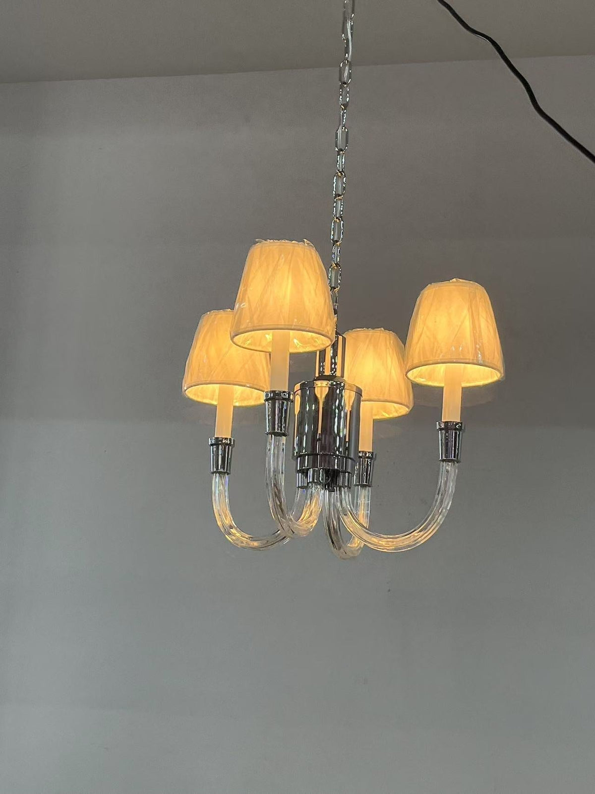 Syvinor Lustre Postmoderne Luxe Cristal Tissu