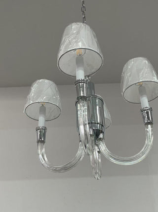 Syvinor Lustre Postmoderne Luxe Cristal Tissu