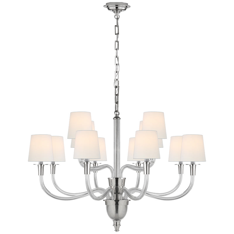 Syvinor Lustre Postmoderne Luxe Cristal Tissu
