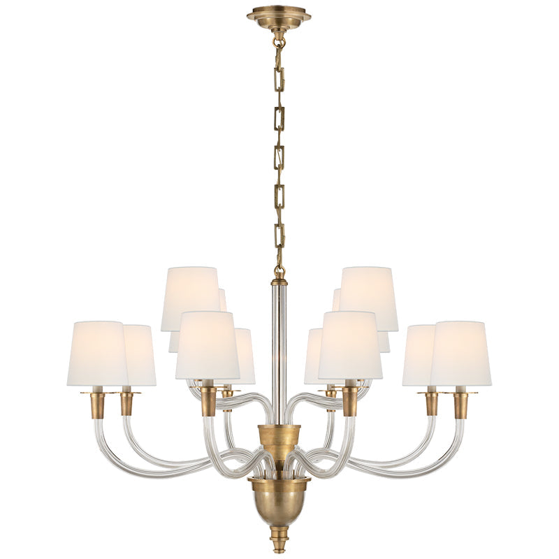 Syvinor Lustre Postmoderne Luxe Cristal Tissu