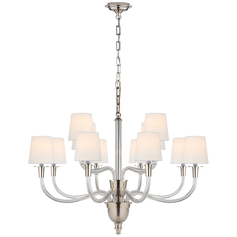 Syvinor Lustre Postmoderne Luxe Cristal Tissu