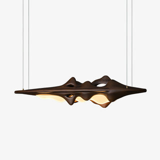 Ulsorira Lampe Suspendue en Bois Topographique