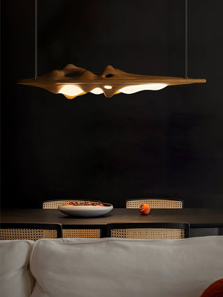 Ulsorira Lampe Suspendue en Bois Topographique