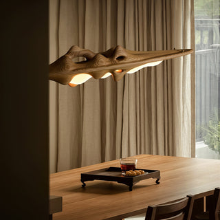 Ulsorira Lampe Suspendue en Bois Topographique
