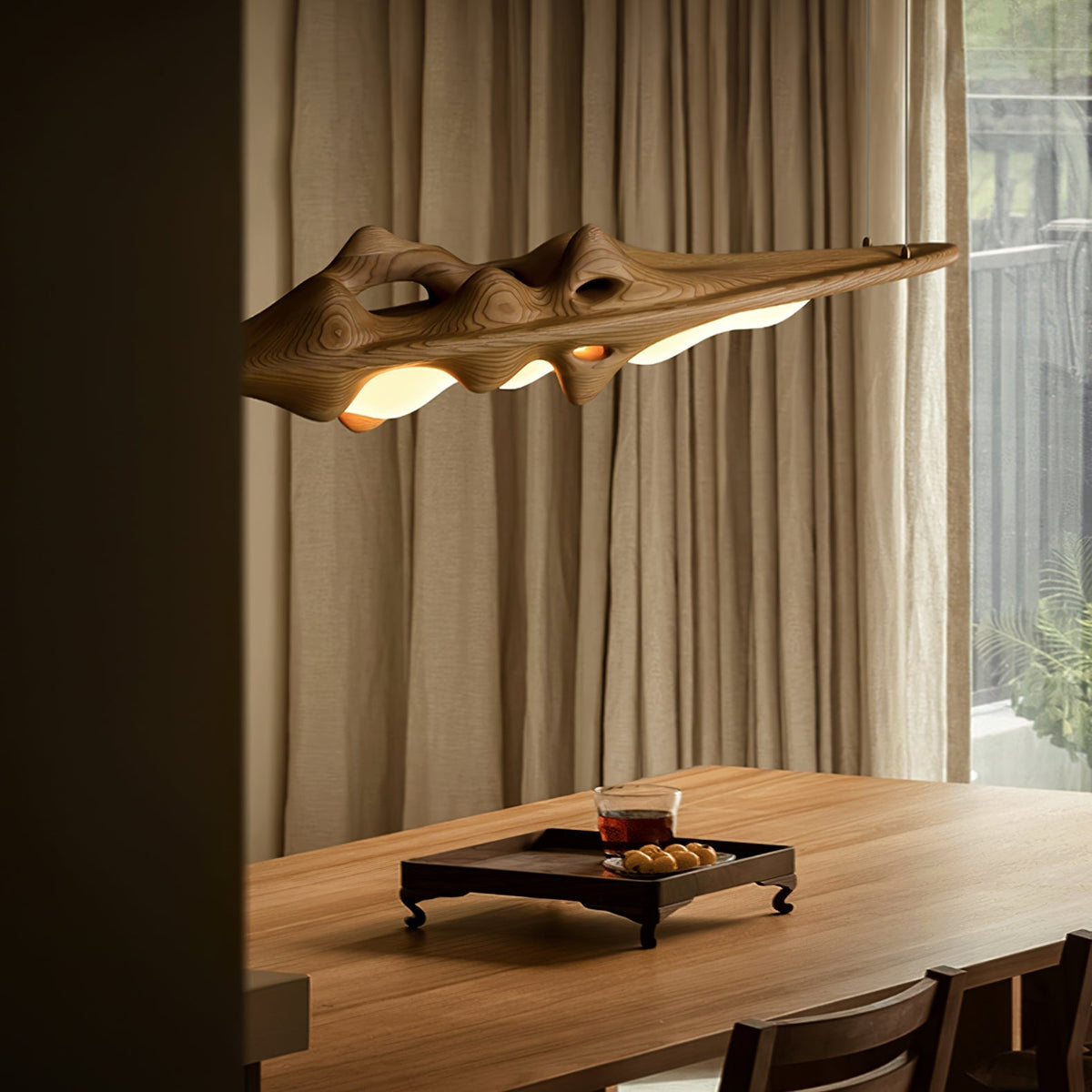 Ulsorira Suspension en Bois Topographique