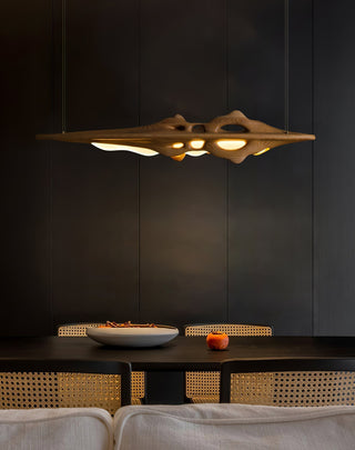 Ulsorira Lampe Suspendue en Bois Topographique
