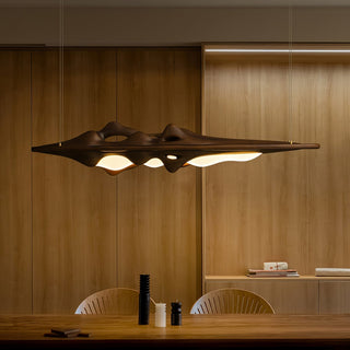 Ulsorira Lampe Suspendue en Bois Topographique
