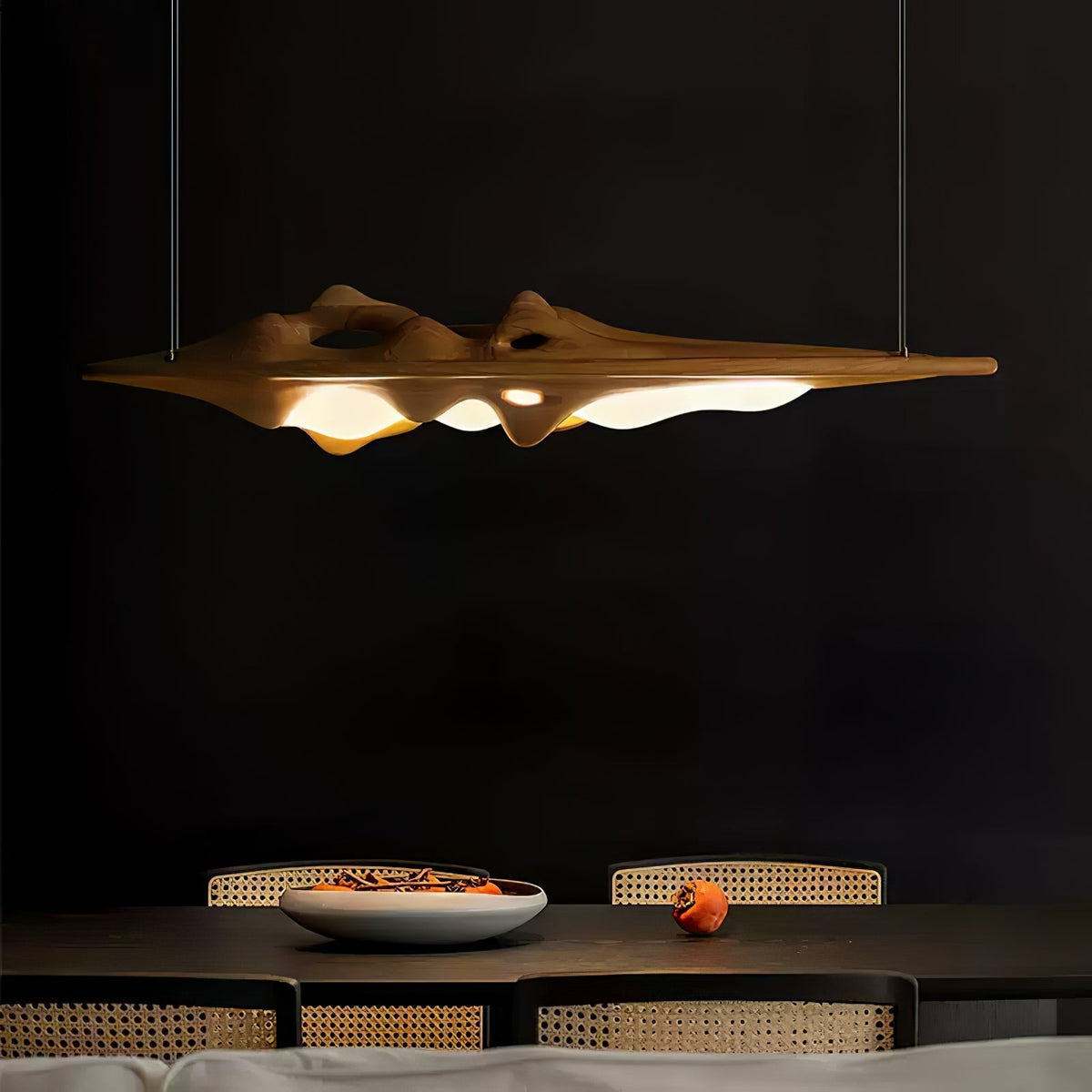 Ulsorira Suspension en Bois Topographique