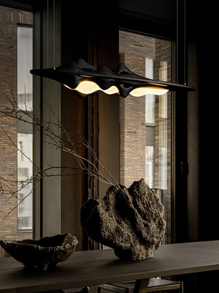 Ulsorira Lampe Suspendue en Bois Topographique