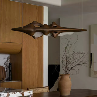 Ulsorira Lampe Suspendue en Bois Topographique